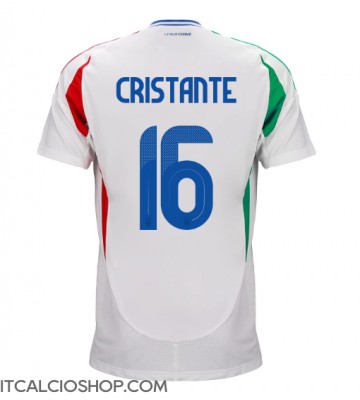 Italia Bryan Cristante #16 Seconda Maglia Europei 2024 Manica Corta